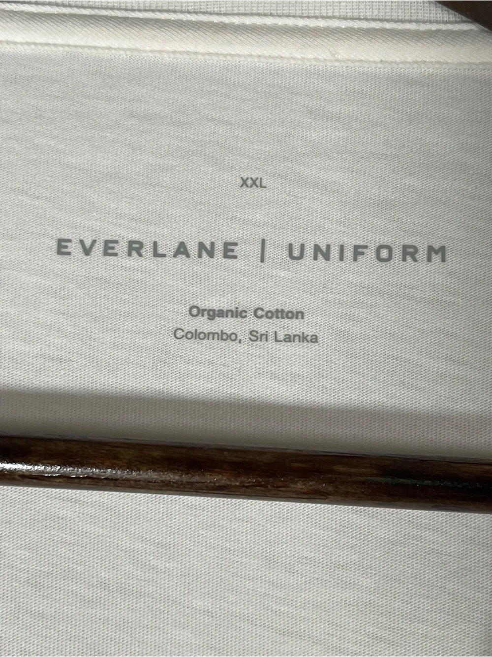 Everlane Men’s The Uniform Organic Crew Size XXL Slim Fit in Ivory - Picture 8 of 15